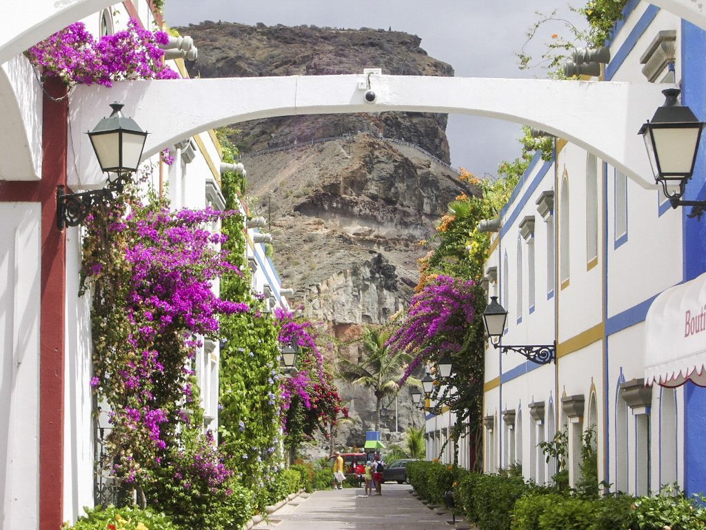 Gran Canaria Yoga Reise - Blumen und Meer