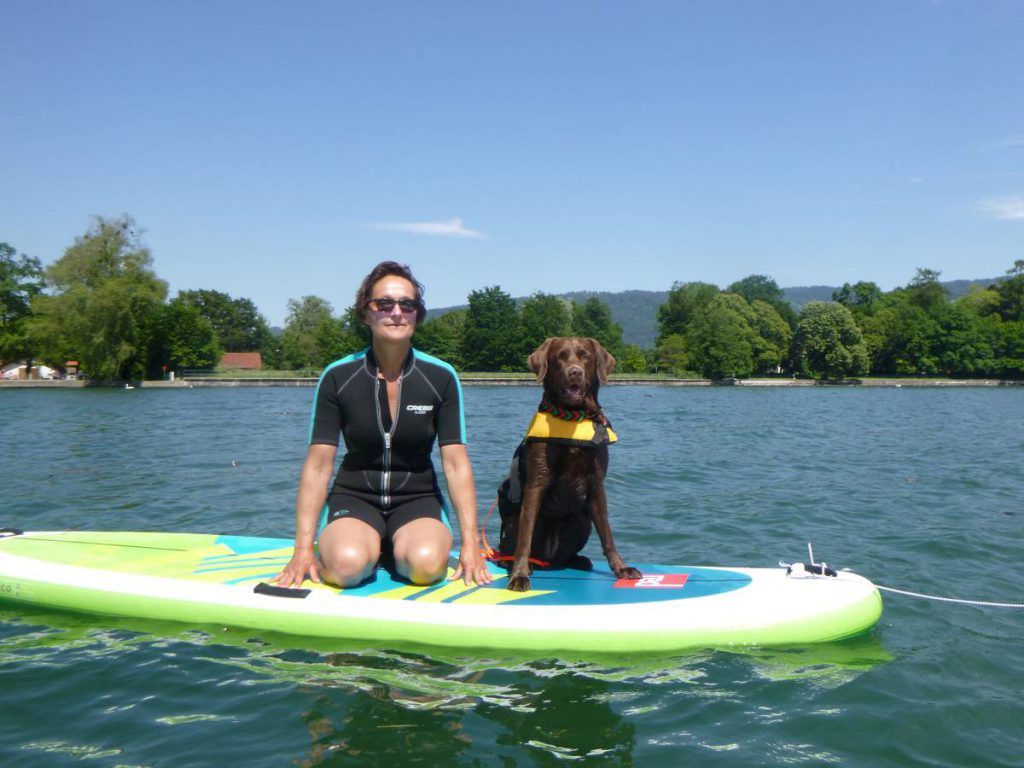 Yoga Reise Bodensee - Mit SUP und Hund auf dem Bodensee